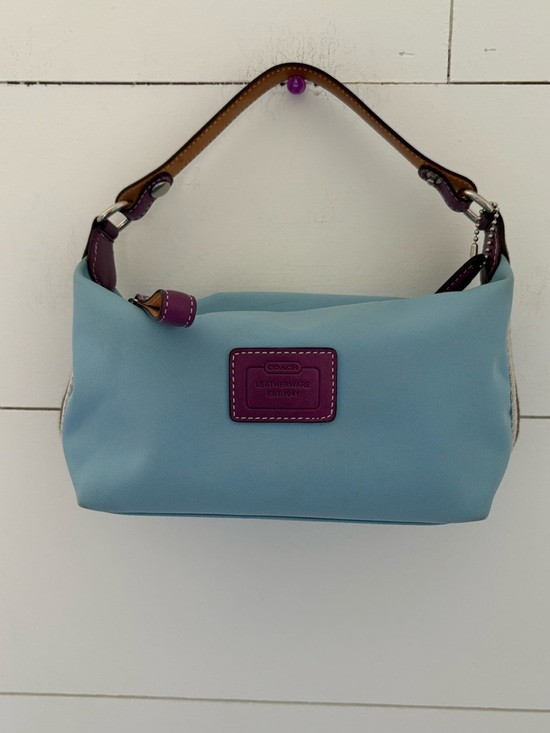 Coach Handbags - Coach Nylon Top Handle Pouch